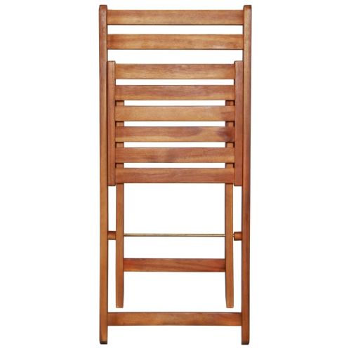 vidaXL Outdoor Bistro Chairs 2 pcs Solid Acacia Wood